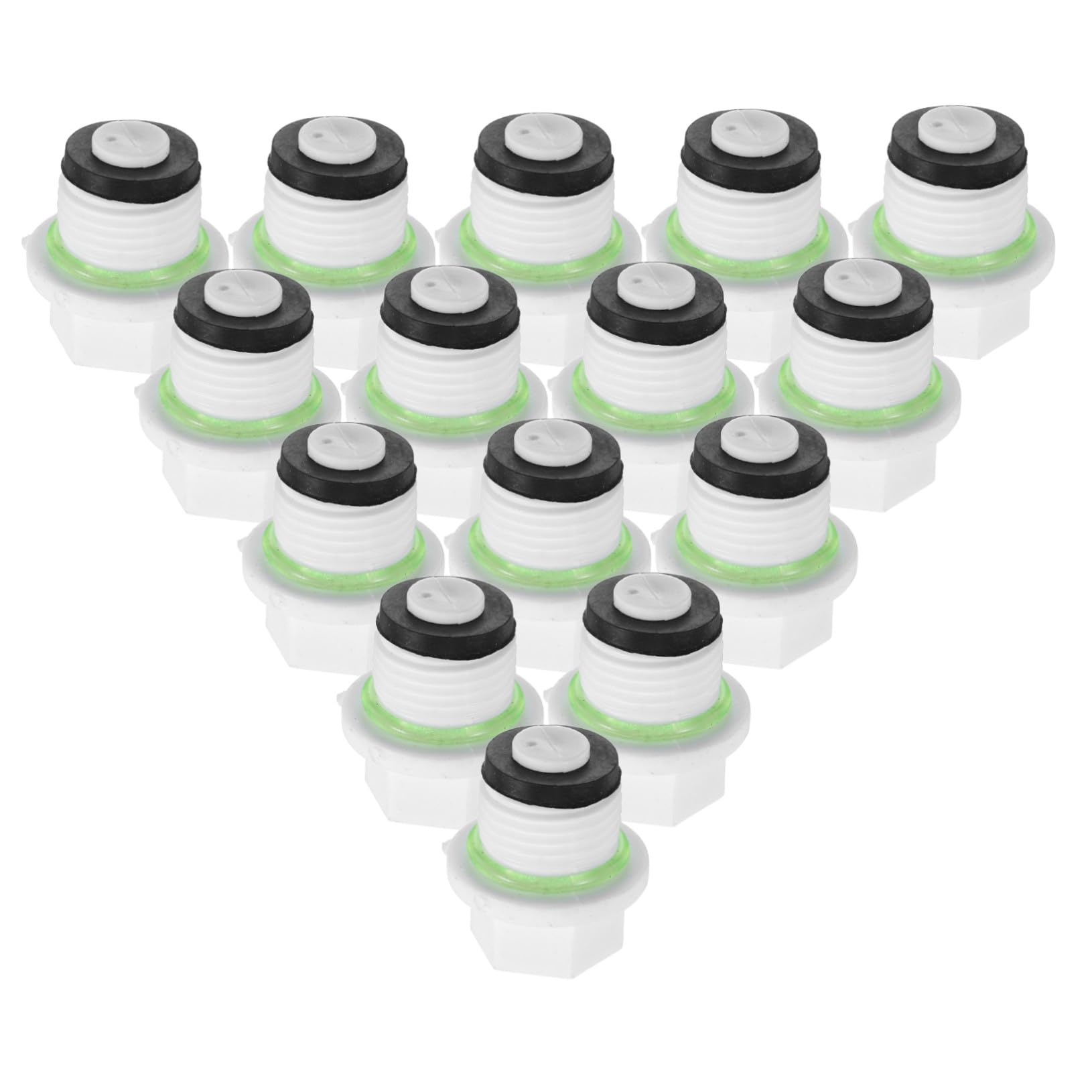 Tapones PP blanco 1/2 y 20mm para tuberías de exterior pack de 20 unidades