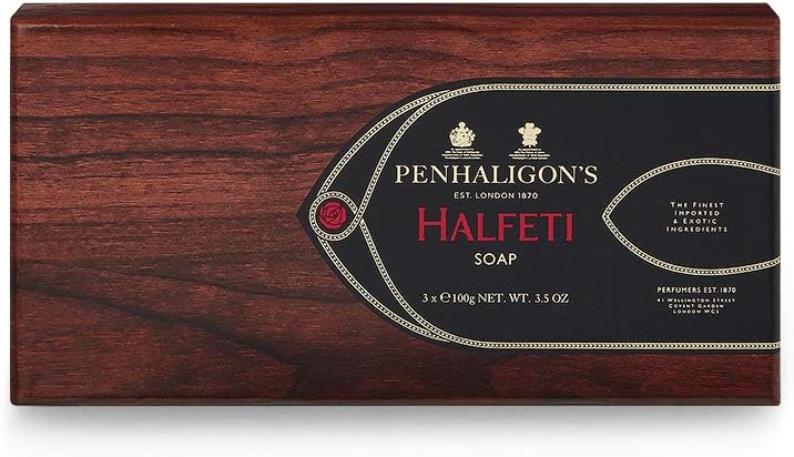 Penhaligon'sHalfeti Soap 3 x 100g[Amazon-developed Certification] Compact by Design