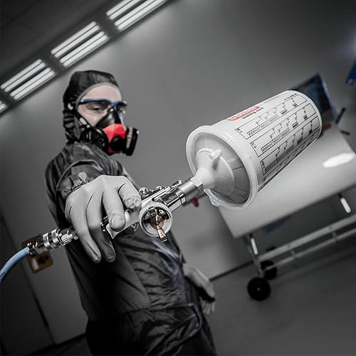 Miniatura 7 de Colad Snap Lid System - Kit de aplicación de pintura en aerosol para automóvil que incluye taza mezcladora y tapa con filtro de pintura integrado,