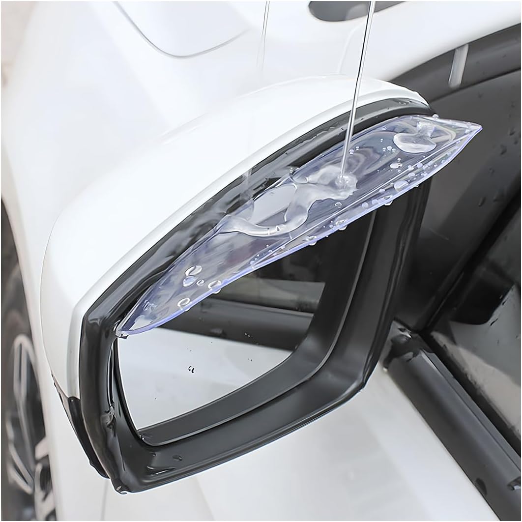 Osilly 2PCS Car Rear View Mirror Rain Visor Guard, Auto
