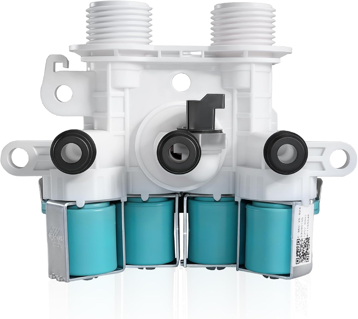 W11165546 W11096267 Washer Water Inlet Valve Replacement Compatible with Whirlpool Maytag Kenmore Washing Machine wm0642hw wm0642hw mah7500aww,mvwb765fw0,Replaces W10758828,W10599423 W11165546VP