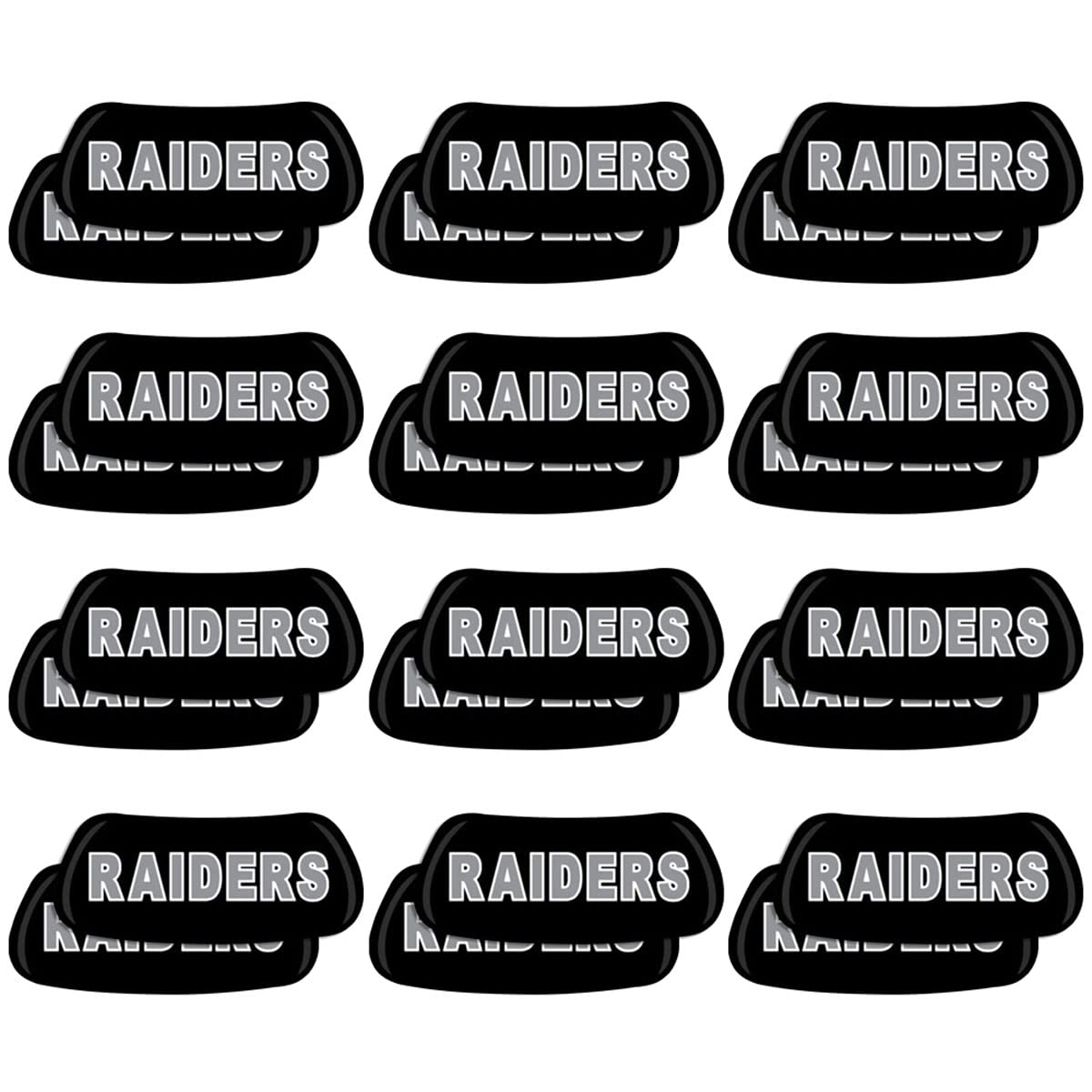 Anderson's Raiders EyeBlacks, 12 Pairs per Package, School Spirit, Spirit Gear, Sports Fan Gear, Football Cheerleader Accessories, Homecoming