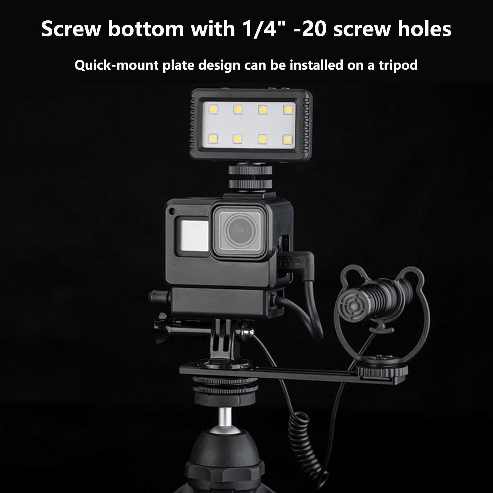 Aluminum Alloy Cold Shoe Adapter Base for G7X G7X2 G7X3 Adding Microphone Fill Light Port Compatibility with Tripods