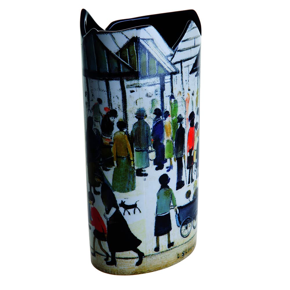 John Beswick Multicolor Market Scene Vase, Multicoloured, 220Mm (H), Sda027