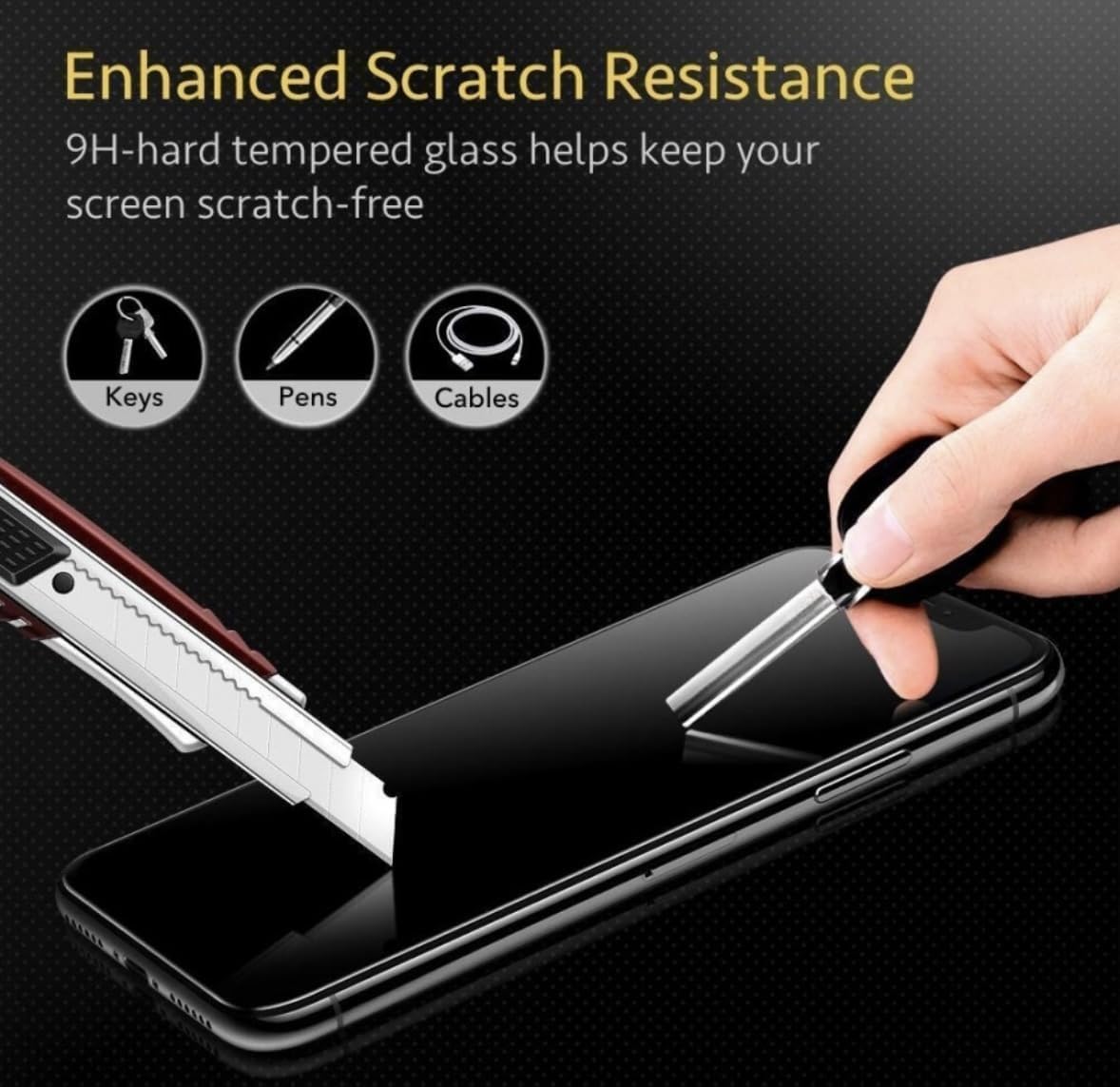 Tempered Glass Screen Protector Compatible for Motorola edge 70 fusion 5G (Transparent) Edge To Edge Screen Coverage UV With Easy Installation Kit, Pack of 1 — Amazon image 4