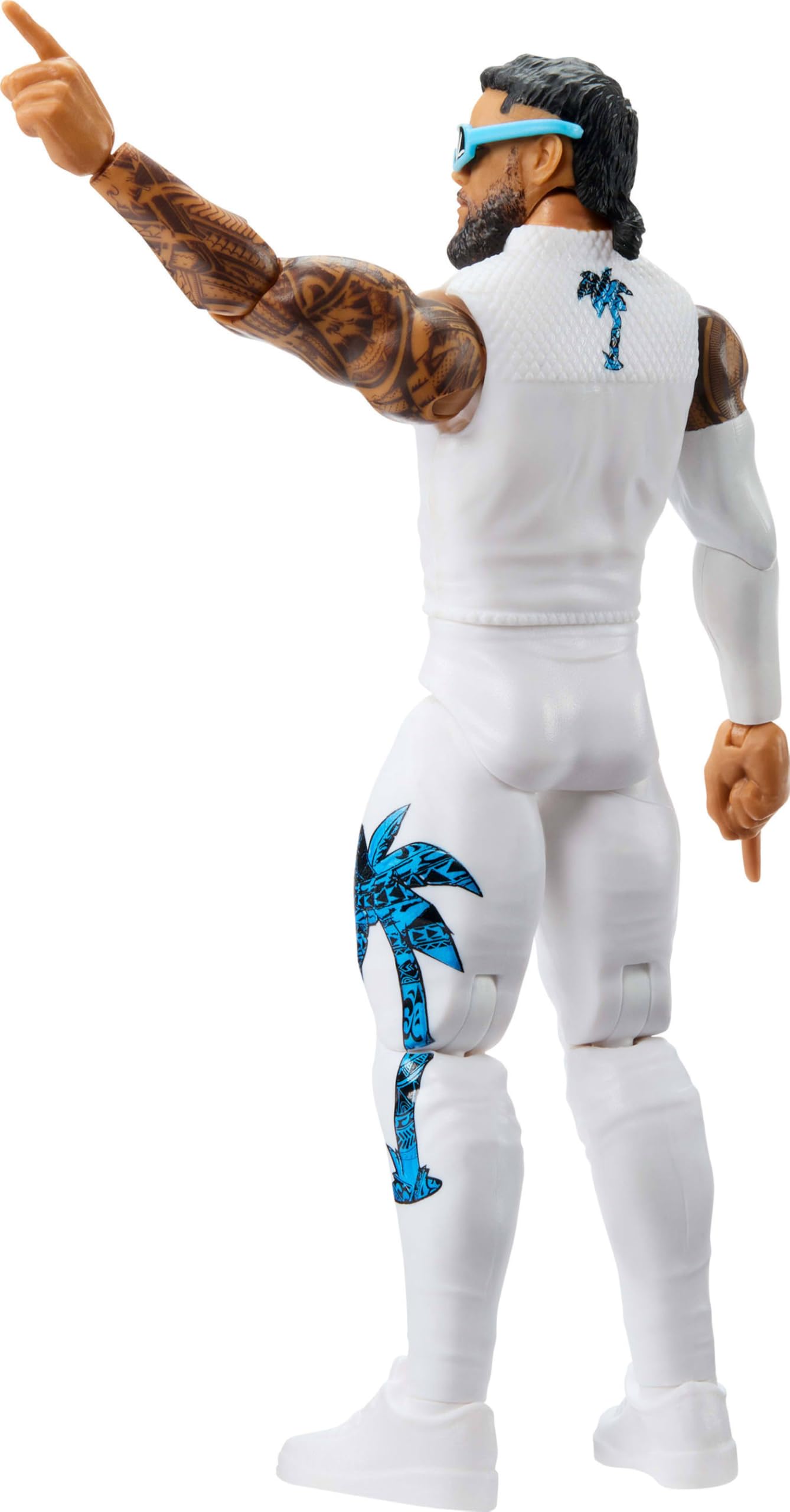 Mattel WWE Figurine articulée Main Event Jey USO de 15 cm à Collectionner, n° 161, 14 Points d’Articulation et Look réaliste, JHH87 - 4