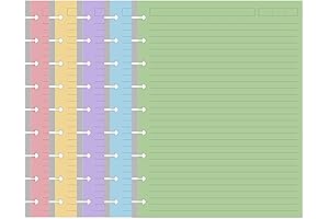 REFILLS HAPPY PLANNER 9-Disc Discbound 5 Colors Lined Paper Inserts