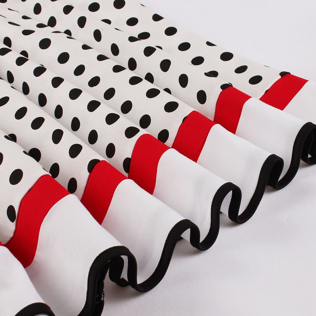 Abito da donna vintage a pois anni '50, Rockabilly Halter Audrey, abito da sera con motivo floreale
