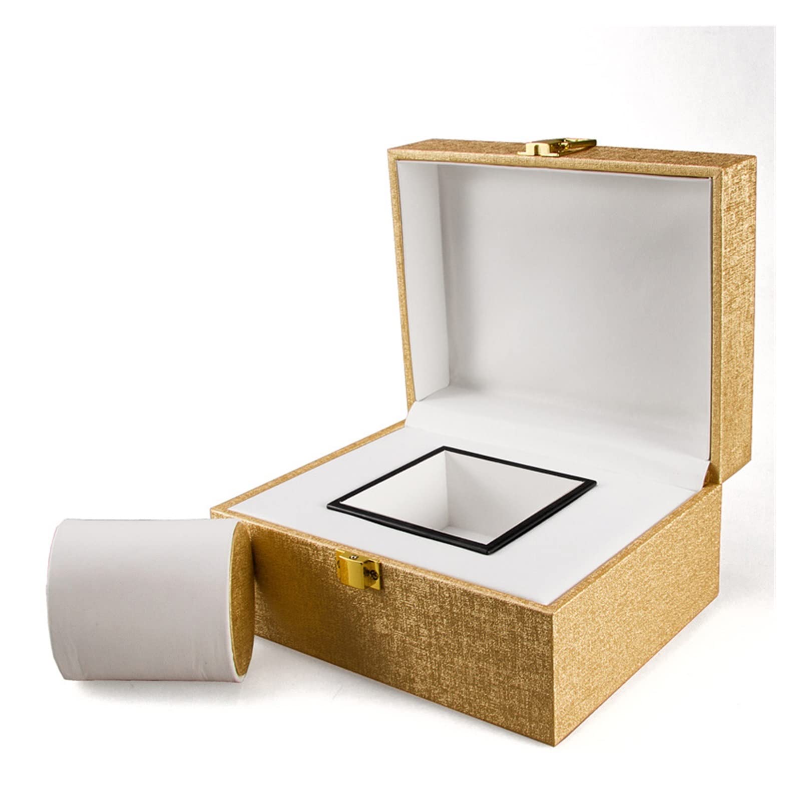 Boîte montre stockage en cuir avec système flip pour une sécurité maximale