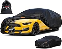 Vista 13 de Kayme - Cubierta completa impermeable de 7 capas para Dodge Challenger Hellcat (2008-2024), apta para todo clima, protección p/exteriores contra