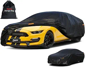 Kayme 7 Layers Car Cover for Ford Mustang/Shelby (1964-2025) Waterproof All Weather