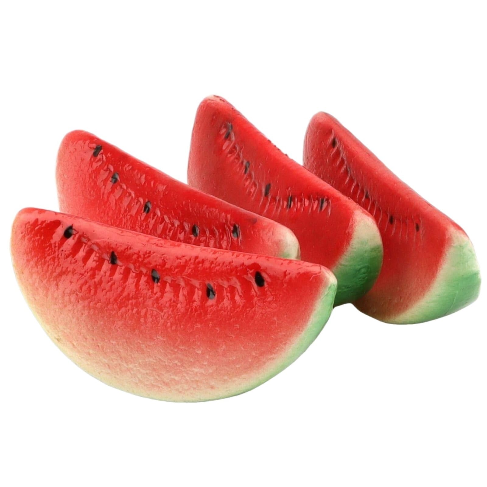 CVdrtyED Reusable Artificial Fruit Display 4 Simulated Watermelon Slices Fruit Model Suitable For Decoration Kitchen Ornaments