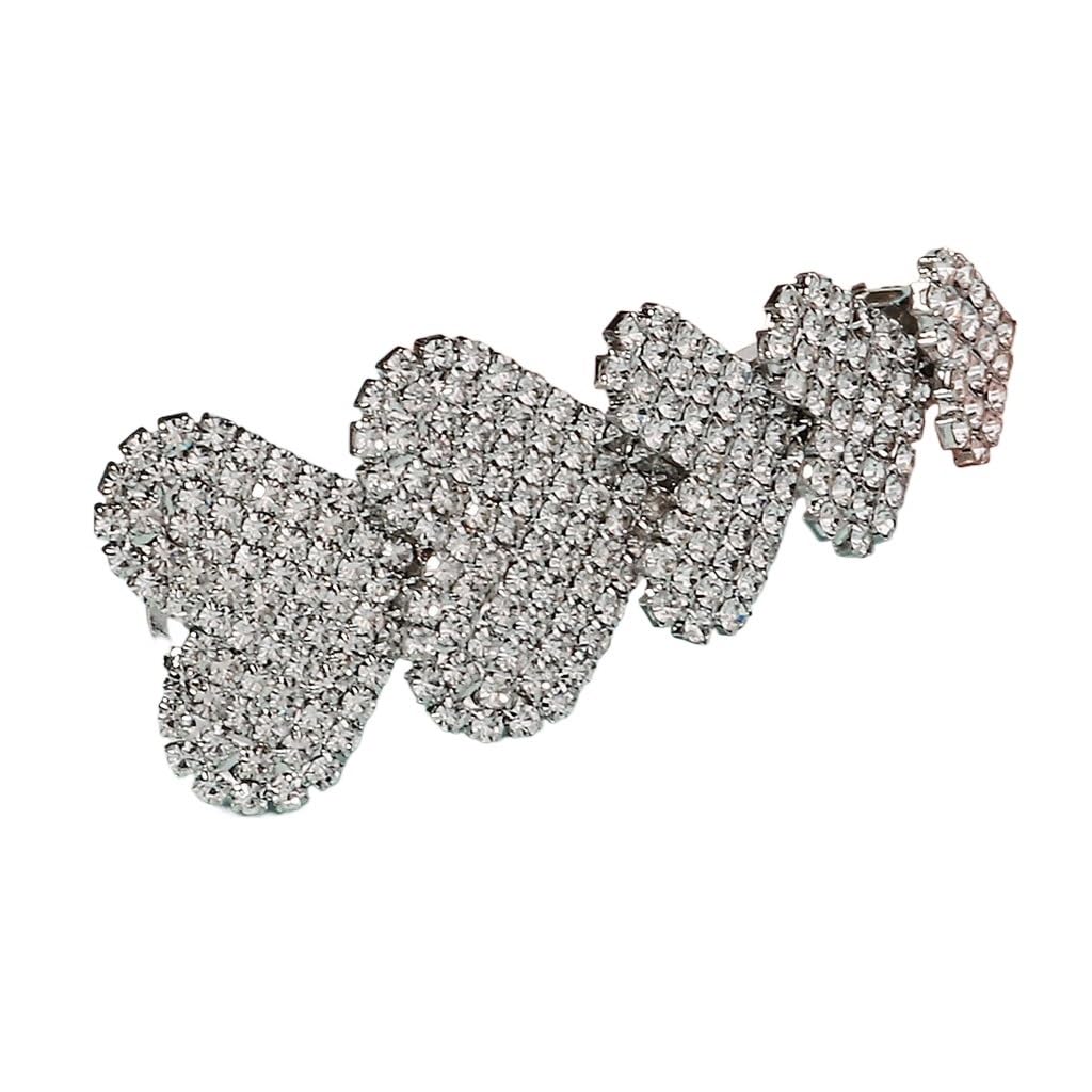 Joyería europea y, pinza for el pelo de amor, sombreros for fiesta de cumpleaños, pinza de resorte con diamantes de imitación
