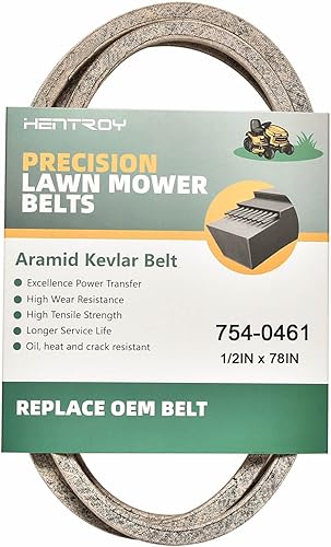 Correa de transmisión Kevlar V-Belt para MTD Cub Cadet 754-0461 954-0461 LT1042 LT1045 LT1046 LT1050