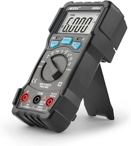 Portable DM90A High Precision Multimeter DM90A 6000 Counts Auto Ranging Electrician Digital Voltage Meter Flash Light Back Meter Scientific Products