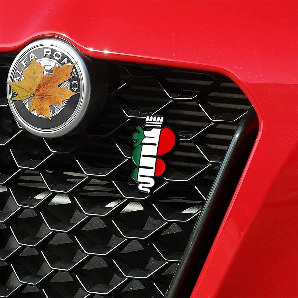 Emblème autocollant 3D en métal pour Alfa Romeo Giulia Giulietta Mito