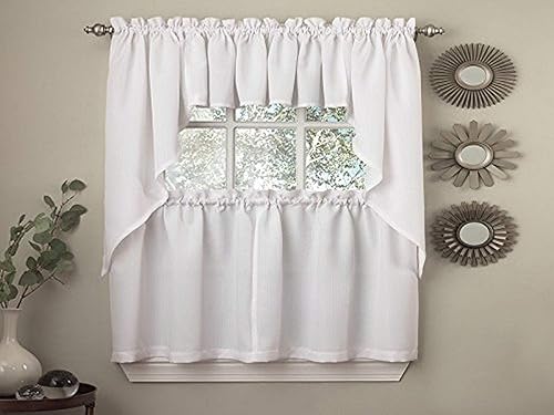 Miniatura 9 de Sweet Home Collection - Panel de tratamiento para cortinas de ventana de 63in o 84in de largo, con patrones y diseños elegantes y únicos para