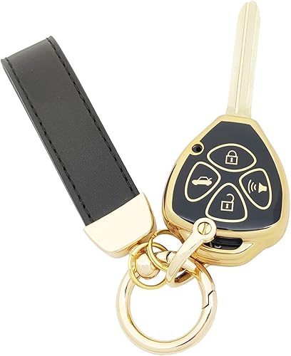 Funda protectora de TPU para llavero Toyota 2007-2011 Camry Rav4 Scion TC Yaris Avalon Corolla VenzaKey Fob