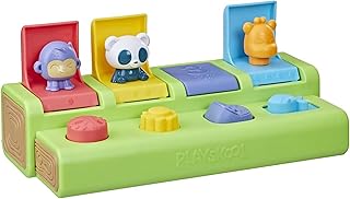 Playskool Busy Poppinâ€™ Pals Pop-up Activity Toy for Babies and Toddlers Ages 9 Months+ (Amazon Exclusive)