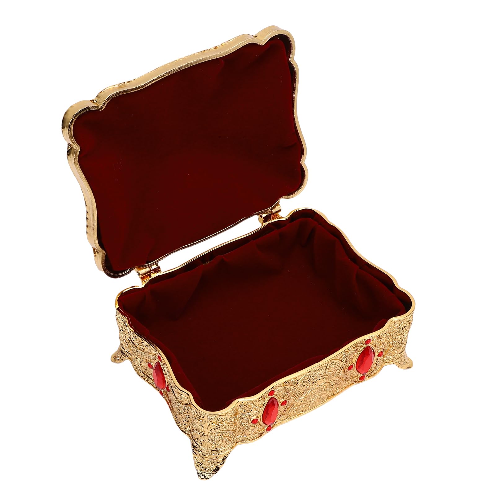 Pudełko z biżuterią w stylu vintage, wykwintny design, organizer na biżuterię dla kobiet