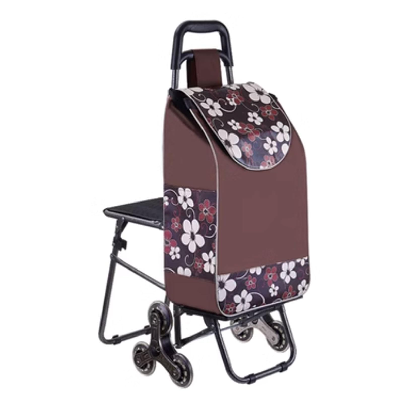 Plataforma móvil plegable y carrito de empuje versátil para equipaje