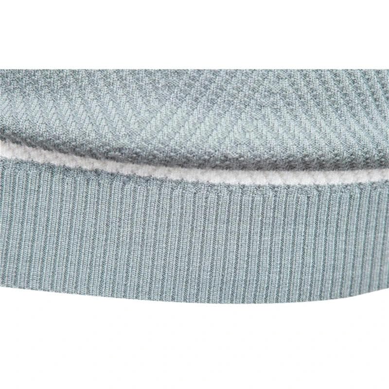 Autumn Pullover Men's Sweater O-Neck Patchwork Long Sleeve Warm Slim Winter Sweaters Men Casual Sweater Men Clothing4