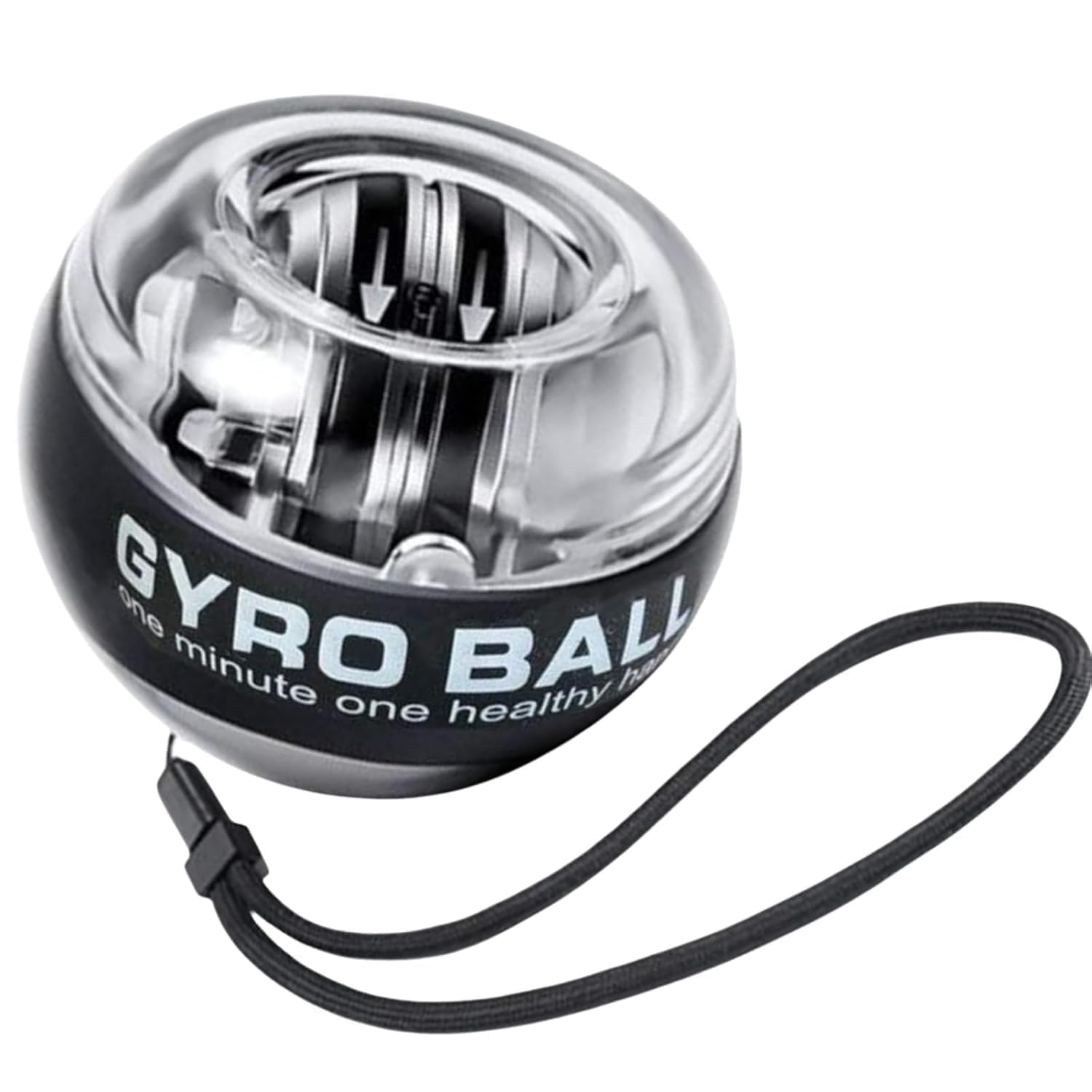 Zinc Self-Starting Gyro Ball – Wrist & Forearm Exerciser for Strength Training, Hand Grip & Muscle Recovery – Fitness Wrist Ball for Arm, Finger, and Wrist Workout – Silver-image-30