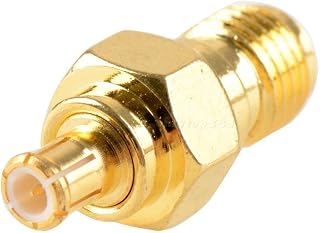 Saide Electronics 2pcs RF coaxial Coax adadpter SMA Female to MCX Male