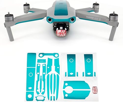 Wrapgrade Funda compatible con DJI Mavic Air 2  Accent Color B (azul caribeño) disponible en Yaxa Venezuela