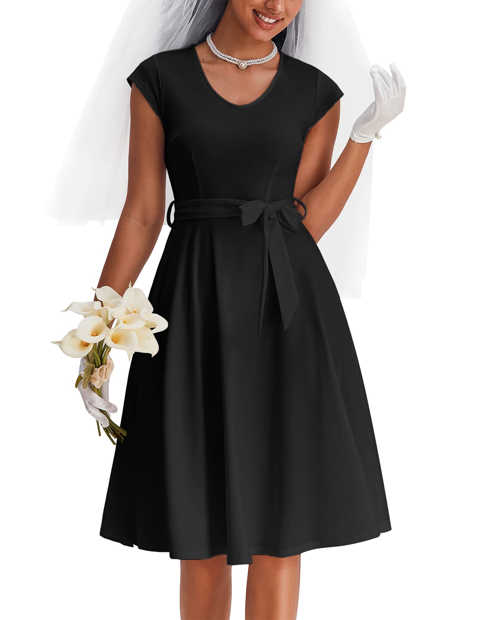 navy dress blue pants Solid Custom – Black Lapel Alba Floral Organza Mini refresh-dec2025 Size:36 inch