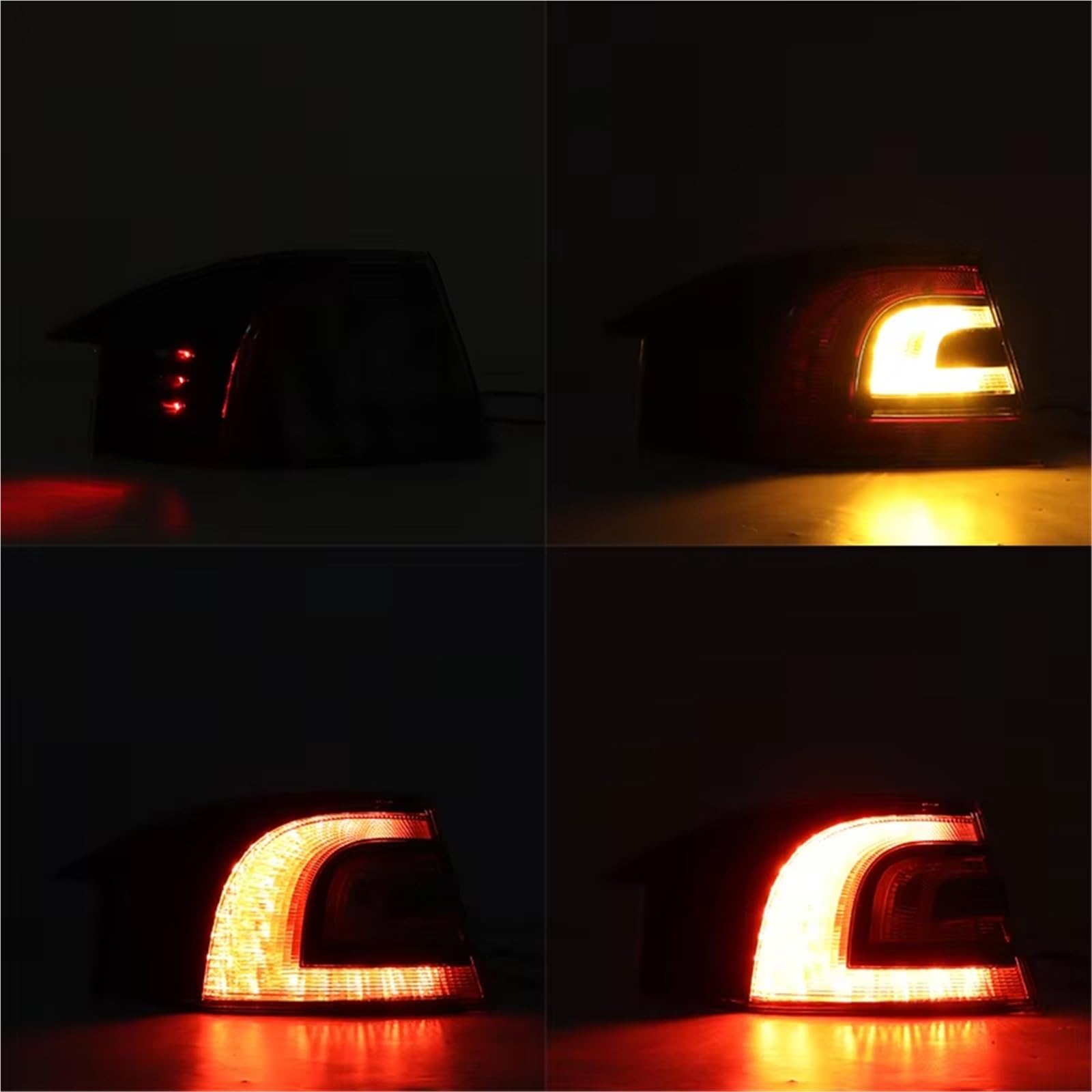 Pilotos Traseros Iluminación Para Tesla Para Modelo Para S 2016 2017 2018 2019 2020 2021 Luz Trasera De Coche Freno Intermitente