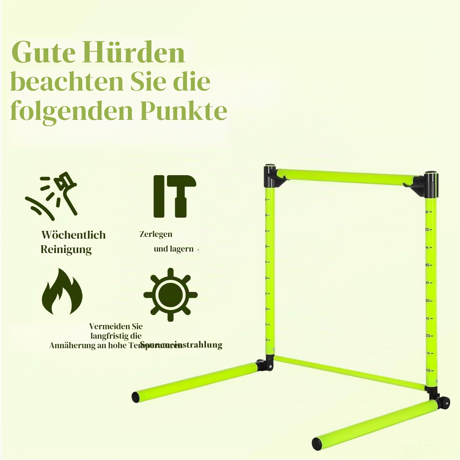 Hürden-Trainingsgeräte, Hürden, Agility-Hürden, Höhenverstellbar, for Fußball/Hürdenstand/Sensibilitätsspringen/Bahn/Hebespringen/Training Der Unteren Gliedmaßen