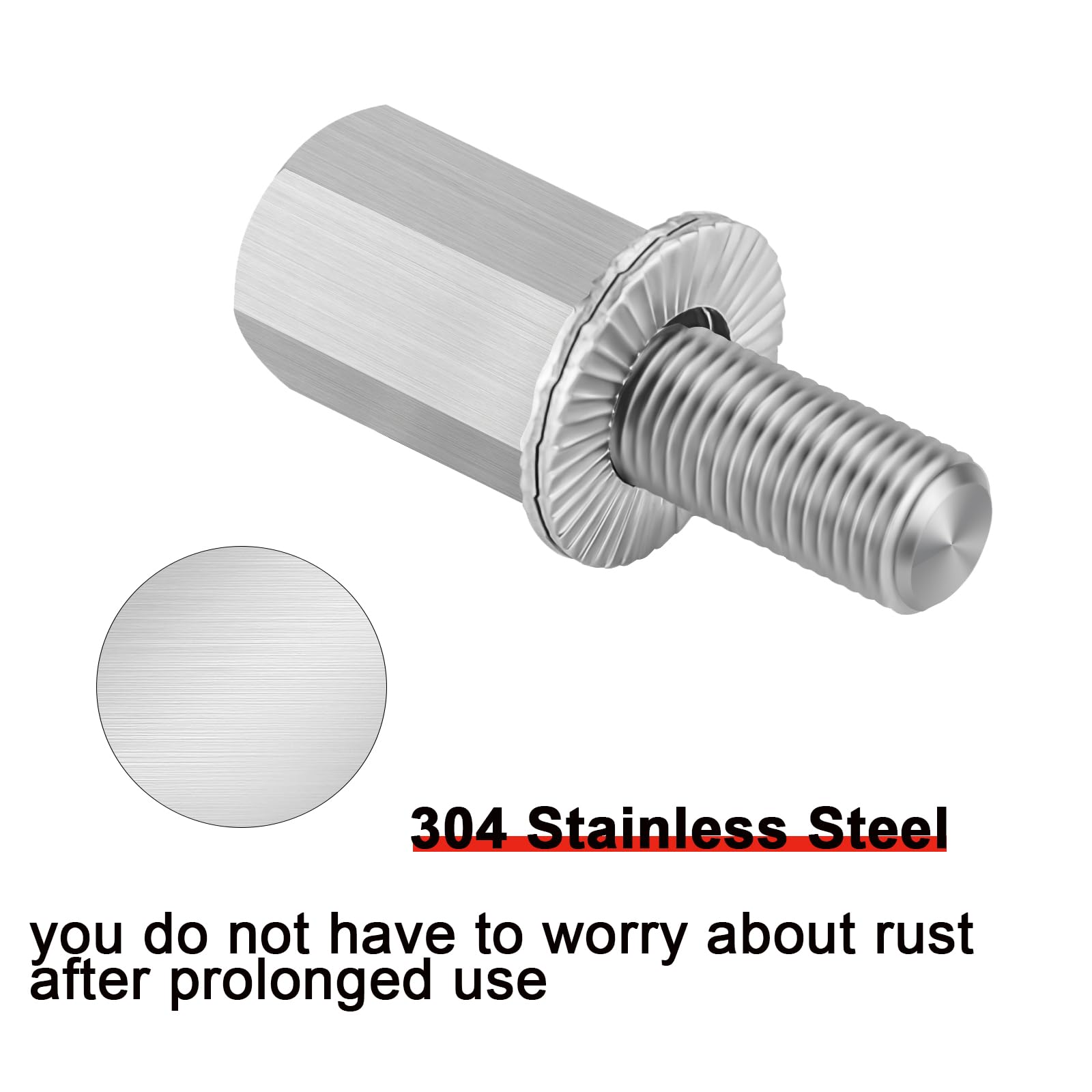 2Pcs Upgraded Bicycle Axle Extenders,304 Stainless Steel Stabilizer  Extension Bolts For 12-20