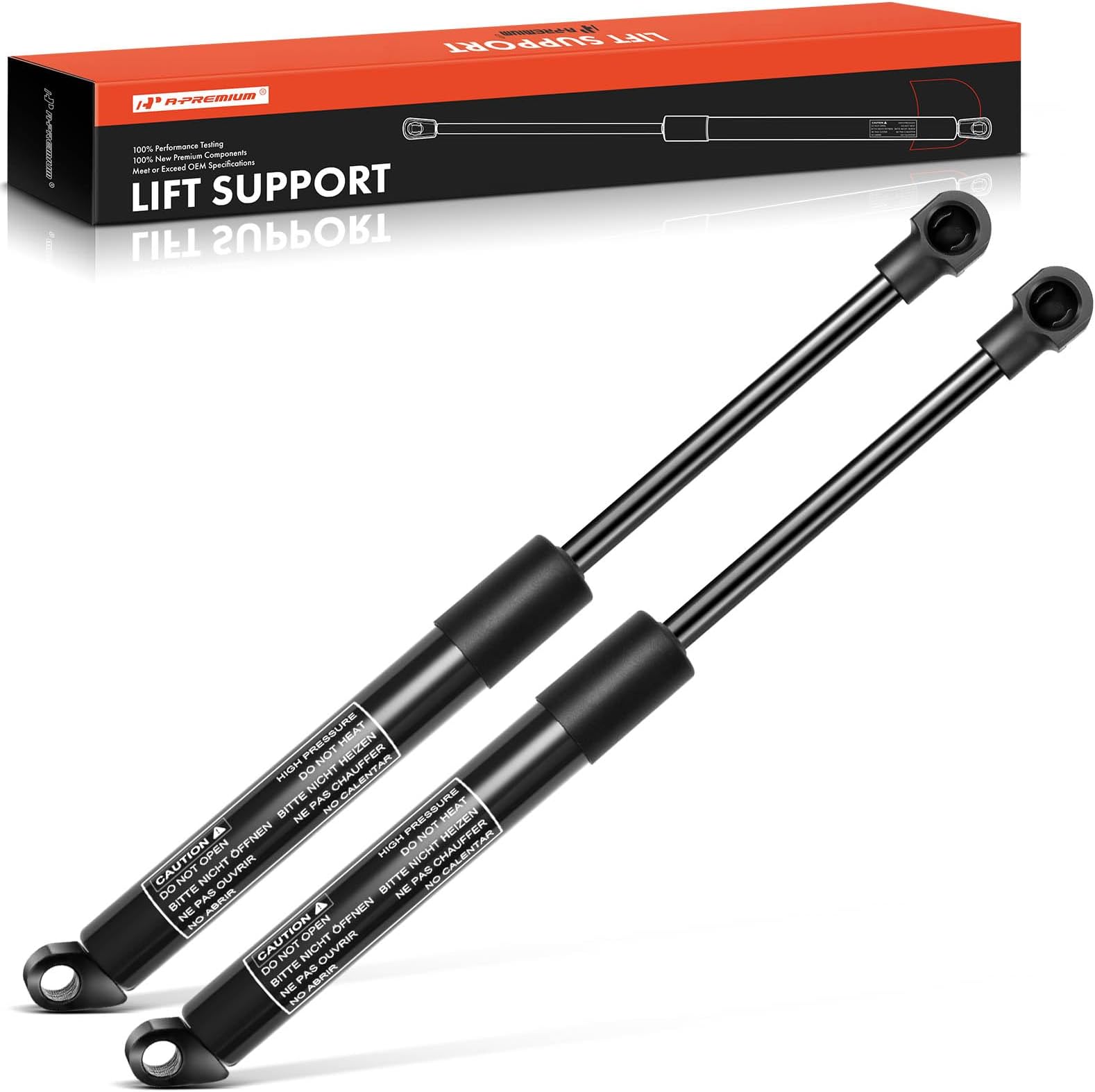 A-Premium Tailgate Rear Trunk Lift Supports Shock Struts Replacement for Mercedes Benz S350 S430 S500 S600 S55 S65 AMG 1999-2006 W220 2-PC Set