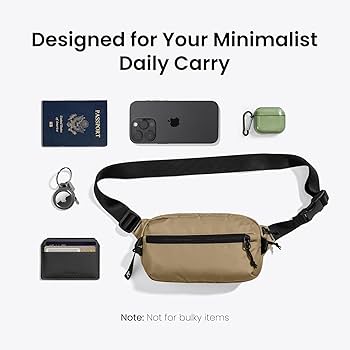 Amazon.com | tomtoc 1.5L Sling Bag with RFID Blocking, Crossbody