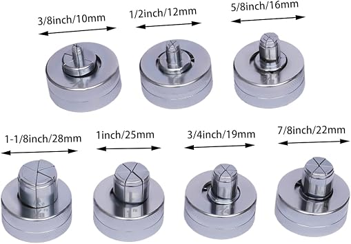 Swaging Tool, Portable Hydraulic Swaging Tool Kit with Deburring Tool and 7 Expander Heads, Compact Hydraulic Expanding Tool Pipe Expander, Efficient Cutting Expanding Tool for Aluminum Copper Tube