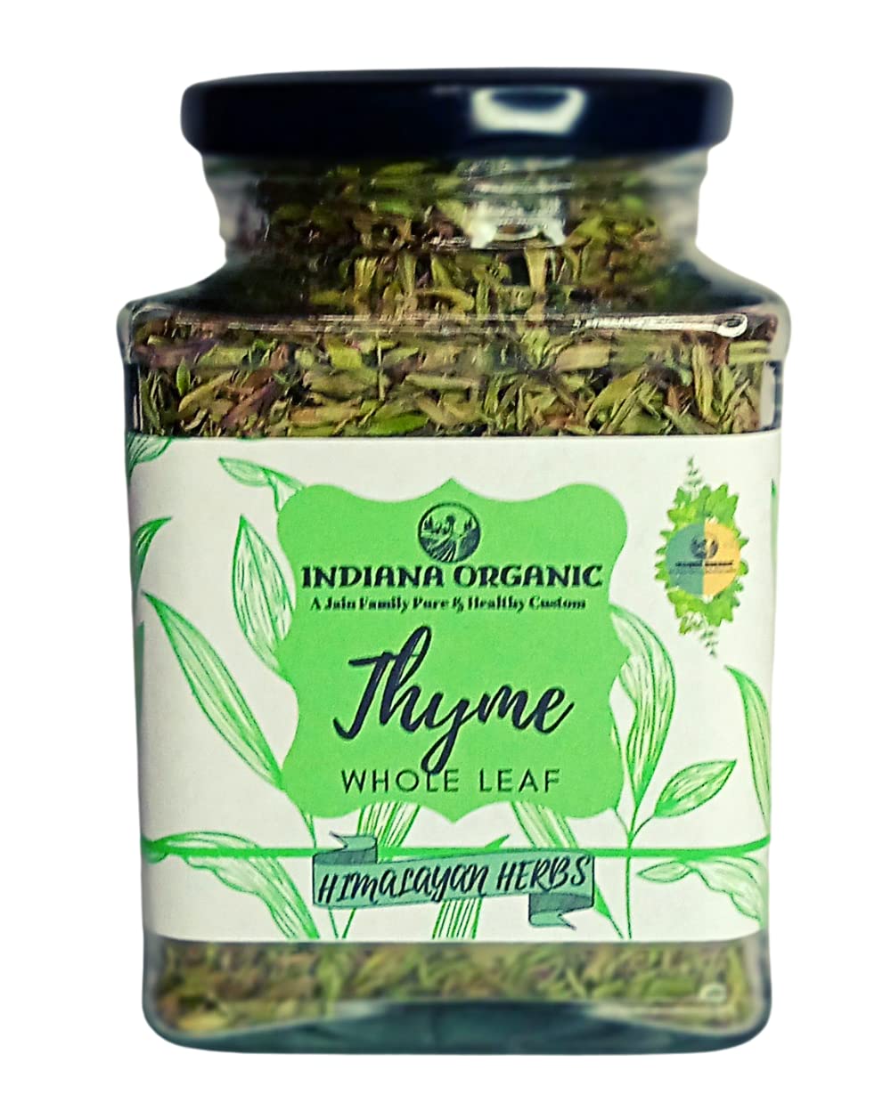 Indiana Organic Thyme herb Dry Whole Leaves - 40 Gm | 100% Natural | No Artificial Colour Flavour added 40 gram (Pack of 1) (B08CMQ4GSC) Amazon Price History, Amazon Price Tracker