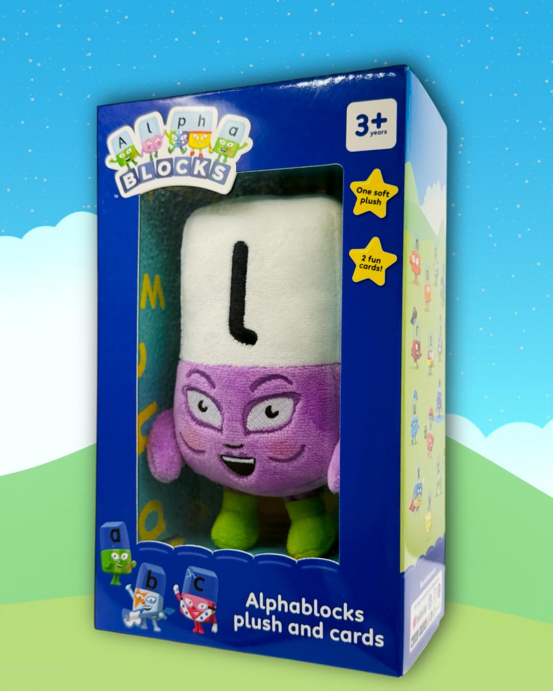 Antertoys Alphablocks Plush & Cards (Alphablocks L)