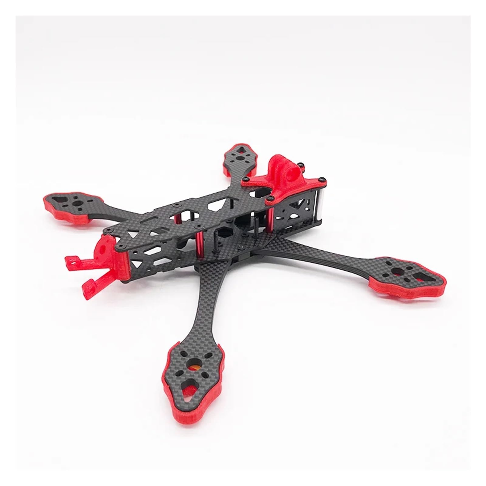 SUPENG QAV-S 5 Pollici 223mm 225 Kit Telaio in Fibra di Carbonio Diviso Tipo X Braccio da 5mm con Parti di Supporto Stampate in TPU 3D compatibili con RC FPV Racing Drone