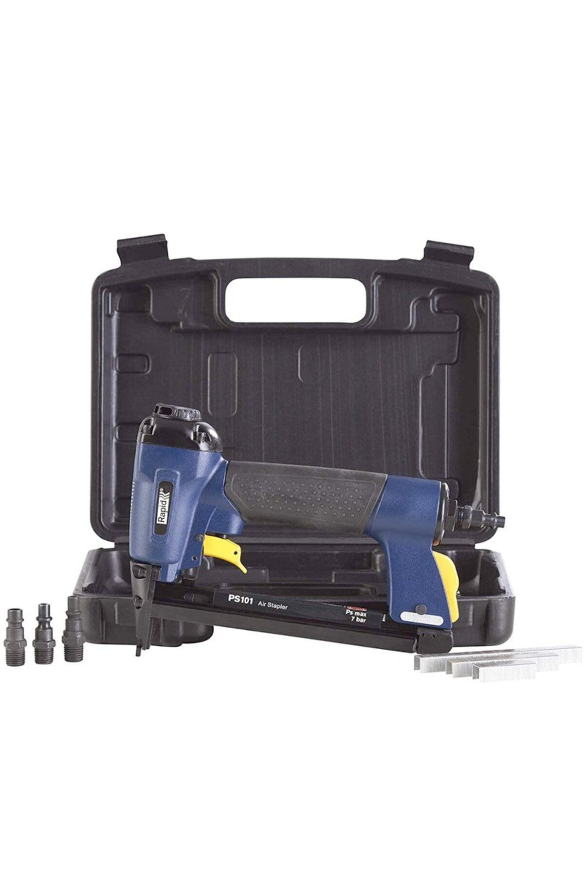 Rapid PS101 Graffatrice Pneumatica con Impugnatura Ergonomica per Graffette n. 53, Ricarica Rapida, Scarico dell'Aria Regolabile, Include Valigetta e 300 Graffette