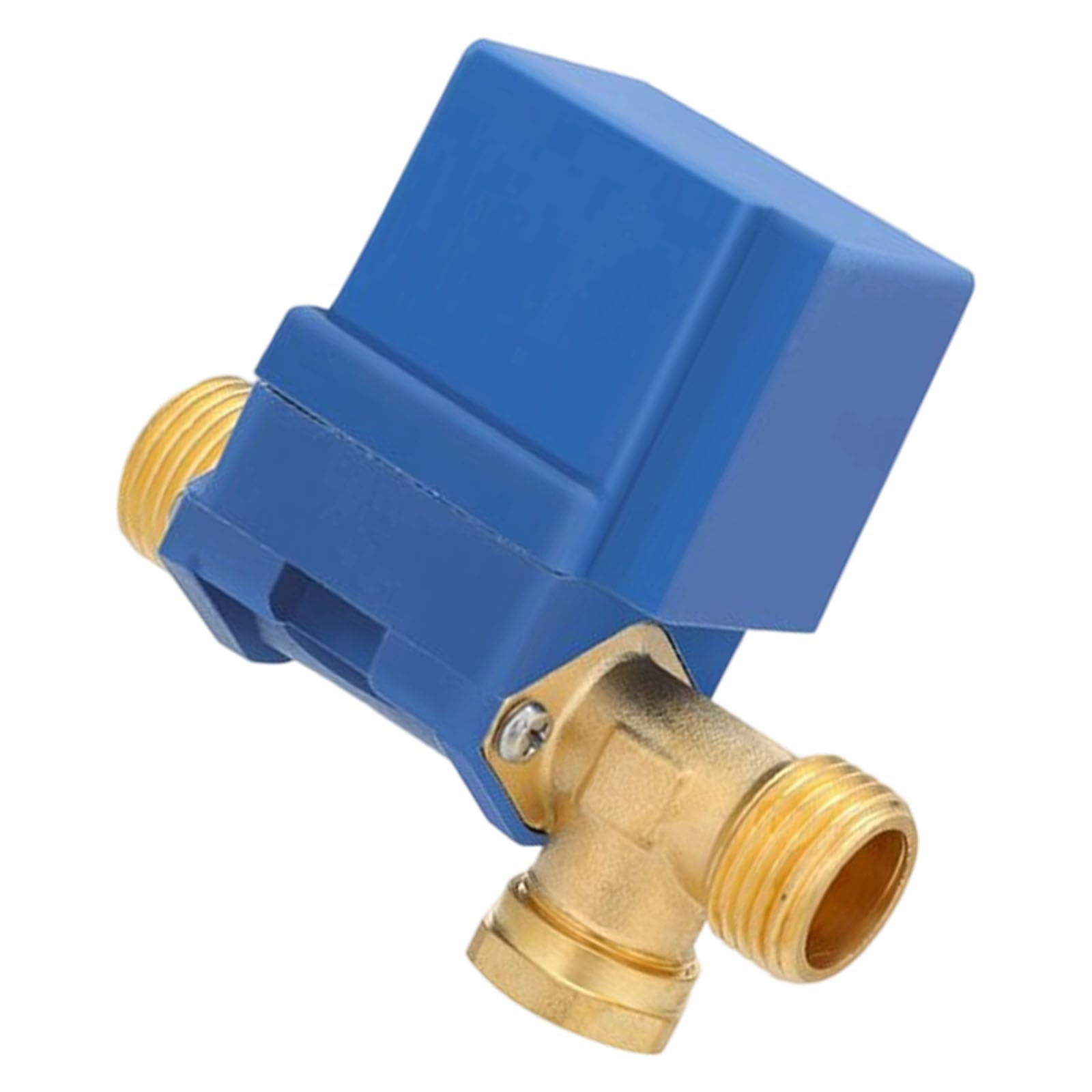 Buxuaaaa Copper Head Blue Dc1 12V Water Heater Solenoid Valves, Energy-Saving Copper Construction, Corrosion-Proof & Easy Setup Solenoid Control Valves