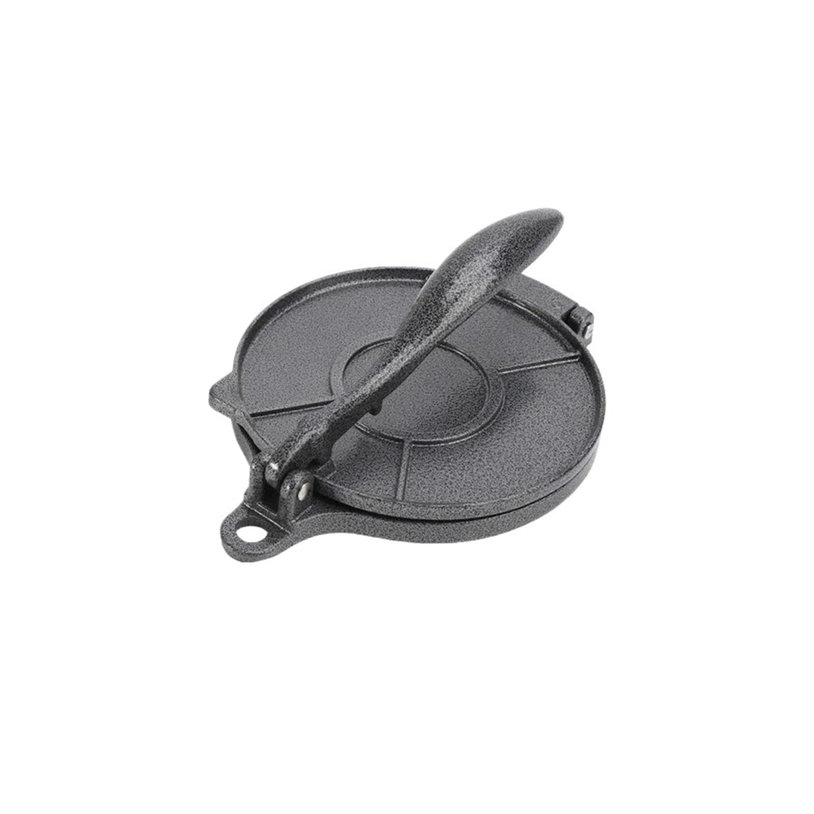 Pressa For Pancake Da 16/20 Cm, In Lega Di Alluminio, Manuale, For Pizza, Torte, Tortillas, Strumento For Pressare L'impasto, Utensile Da Cucina For Pancake Fatti In Casa(Black 16CM)