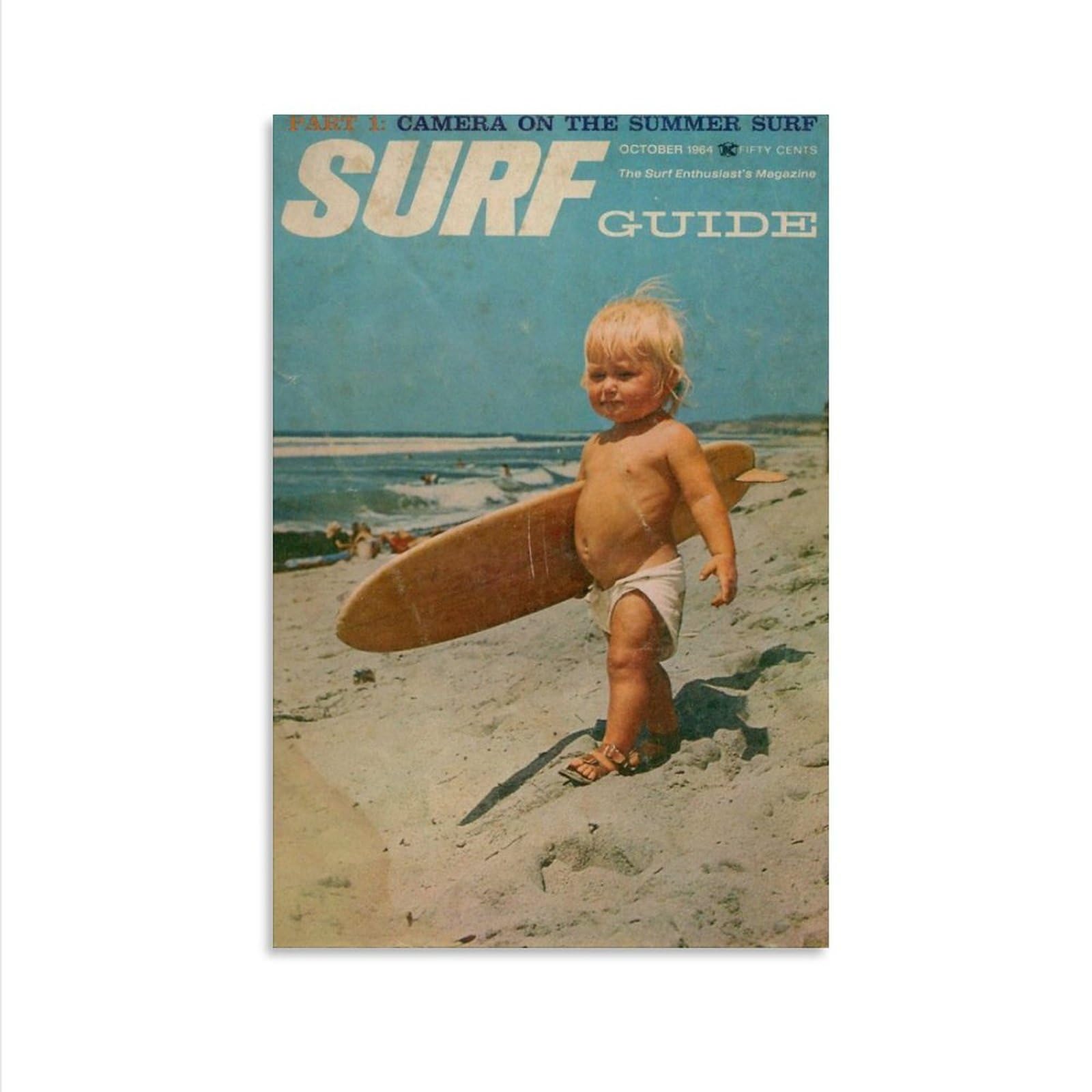 DEAD SURF ポスター G. Kremer vintage Amazon.com: NIKZ Vintage Surf Poster, Canvas Wall Art, 12L