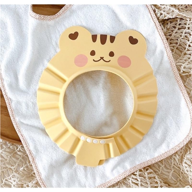Image of Generic Bear-Shaped Shower Cap for baby (Yellow)