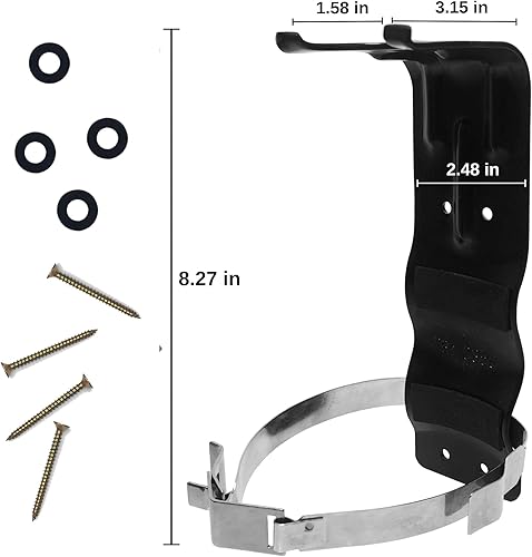 Miniatura 2 de Soporte de montaje para extintores de incendios de 5 libras para el hogar, negocios, camión, RV pequeños mini-extintores - Soporte de extintor de