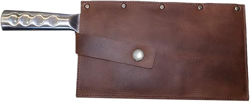 Hide & Drink, Funda para cuchillo de carnicero, se adapta a cuchillos (4.25 x 8.25 pulgadas), funda rústica, cubierta de cuchilla, artículos disponible en Yaxa Venezuela