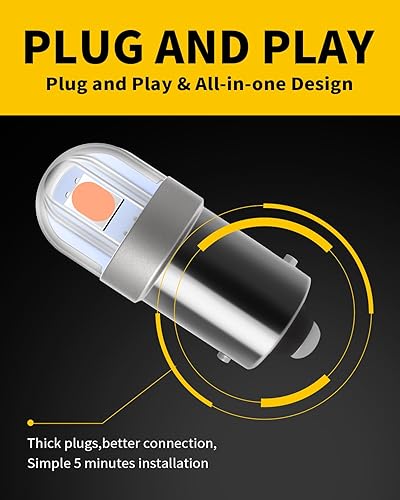 Miniatura 4 de BA9S BA9 1895 1891 53 57 47830 64111 3893 Bombilla LED morado, superbrillante Canbus libre de errores, 12 voltios de repuesto para lámpara interior