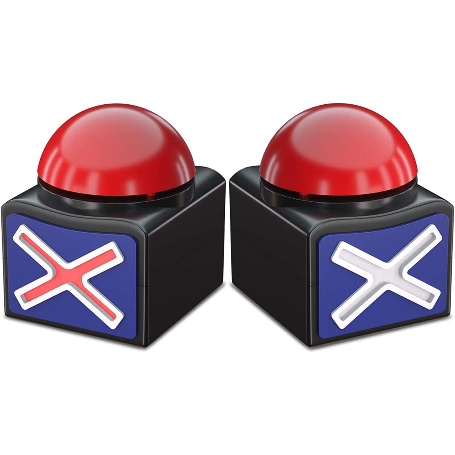 Sponsored Ad – X spring Xspring Game Answer Buzzer, 2 Pcs Family Feud Buzzers with Lights and Sound, Buzzers for Game Show, Game Show Party Props for Adults Teens, Buzzer Button Perfect for Game Night and Quiz Game