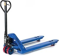 Global Industrial 6600 lb Pallet Jack - 27x48 Forks, Manual High Capacity Truck for Warehouse & Manufacturing, Blue Powder Coat