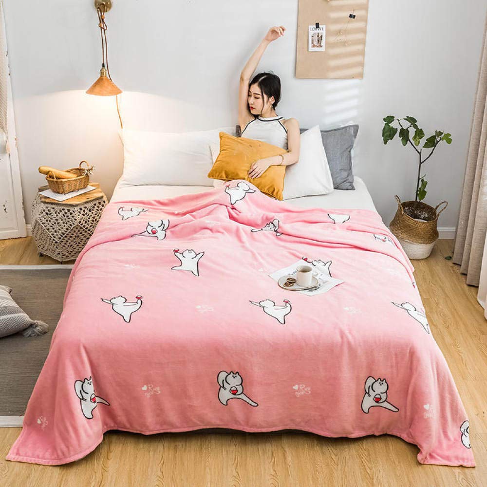 Plaid chat Kung Fu en peluche Sherpa douce | Idée cadeau originale pour enfants et adultes